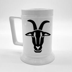 Goat Face Beer Stein