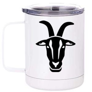 Goat Face 12 oz Stainless Steel Tumbler Cup