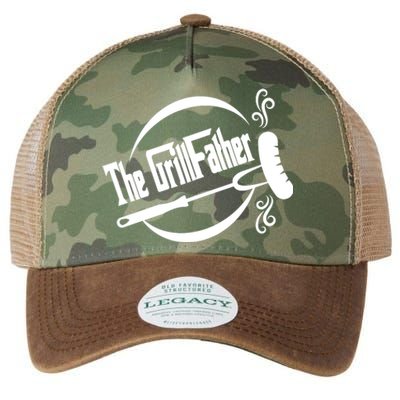 Grill Father , Grill , Bbq Party Legacy Tie Dye Trucker Hat