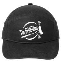 Grill Father , Grill , Bbq Party 7-Panel Snapback Hat