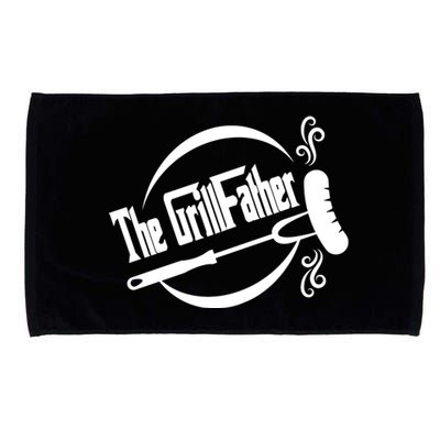 Grill Father , Grill , Bbq Party Microfiber Hand Towel