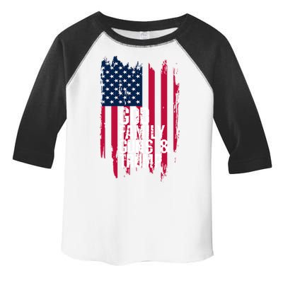 God Family Guns And Trump Gift Great Gift Toddler Fine Jersey T-Shirt