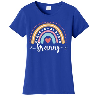 Grandma Funny Gift For Grandma Cute Granny Rainbow Mothers Day Gift Women's T-Shirt