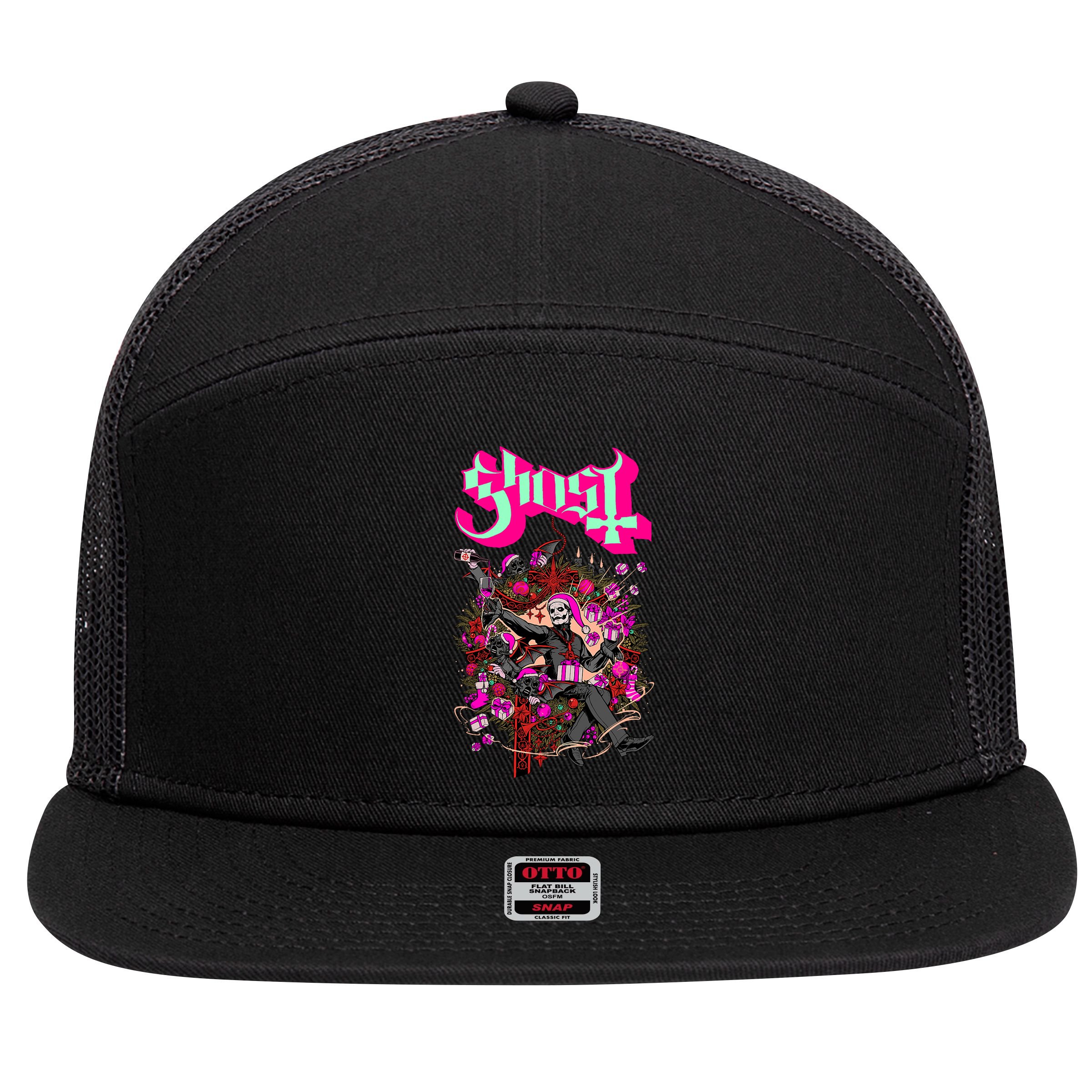 Ghost – Festivus 7 Panel Mesh Trucker Snapback Hat
