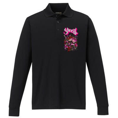 Ghost – Festivus Performance Long Sleeve Polo