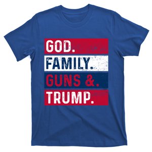 God Family Guns And Trump Gift T-Shirt