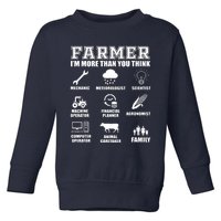 Great Farmer Gift Tractor Farm Cattle Arable Farming Toddler Sweatshirt