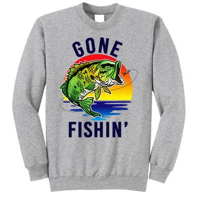 Gone Fishing Tall Sweatshirt