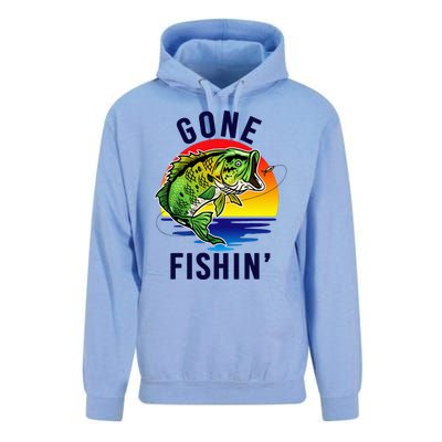 Gone Fishing Unisex Surf Hoodie