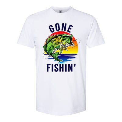 Gone Fishing Softstyle CVC T-Shirt