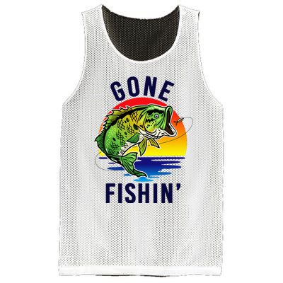 Gone Fishing Mesh Reversible Basketball Jersey Tank