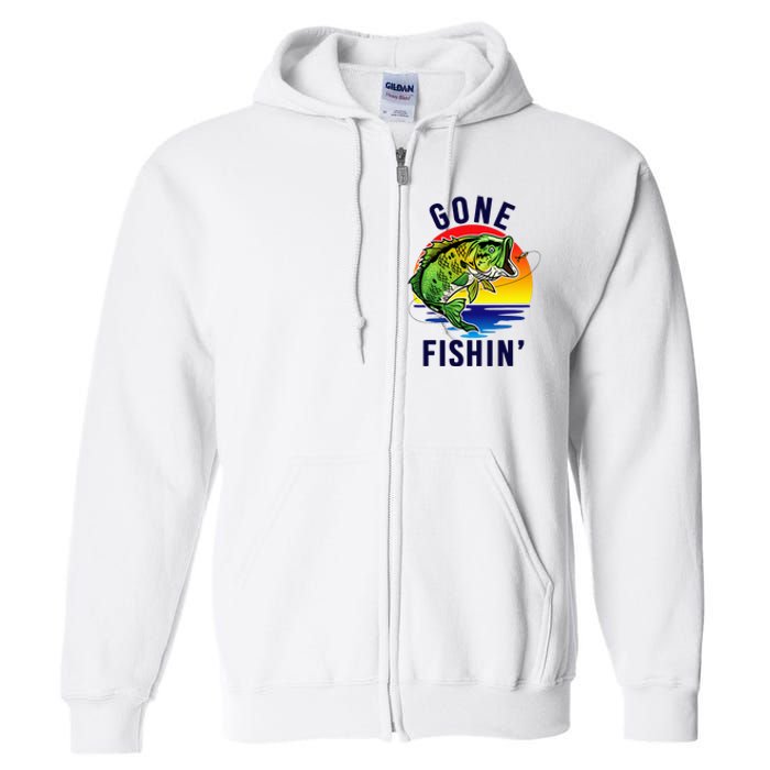 Gone Fishing Full Zip Hoodie