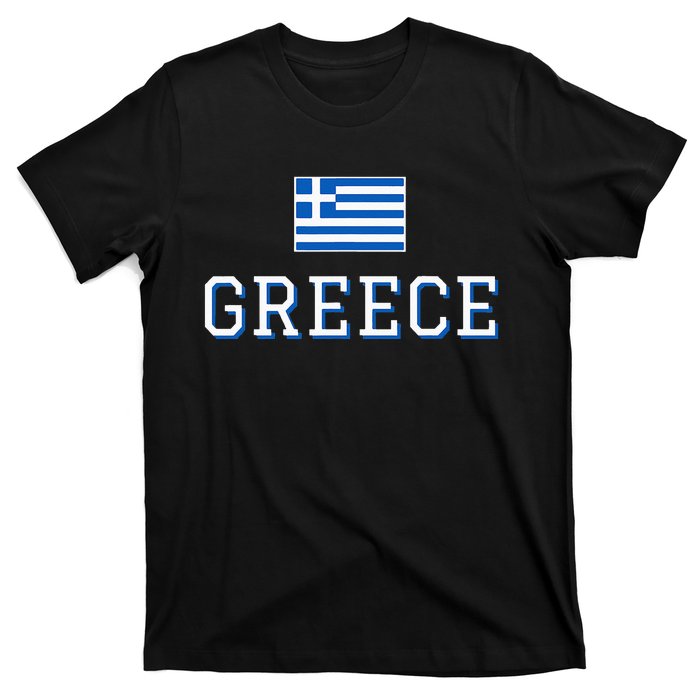 Greece Flag Greek Flag Greece Souvenir T-Shirt