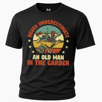 Gardener Funny Gardening An Old Man In The Garden Plant Performance Shirt
