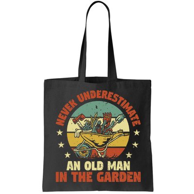 Gardener Funny Gardening An Old Man In The Garden Plant Bag