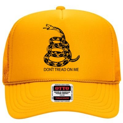 GADSDEN FLAG High Crown Mesh Back Trucker Hat