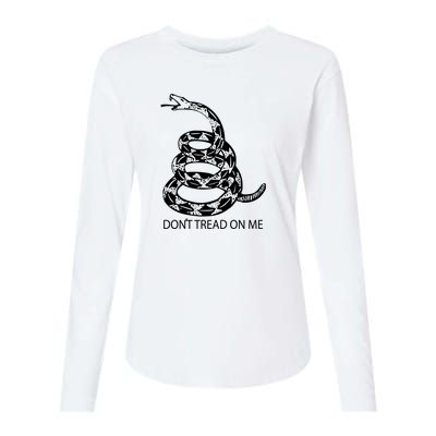 GADSDEN FLAG Womens Cotton Relaxed Long Sleeve T-Shirt