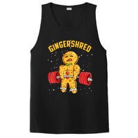 Gingershred Funny Gingerbread Man Gym Bodybuilding Christmas PosiCharge Competitor Tank