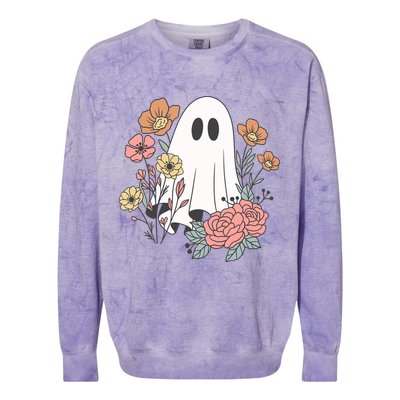 Ghost Floral Colorblast Crewneck Sweatshirt