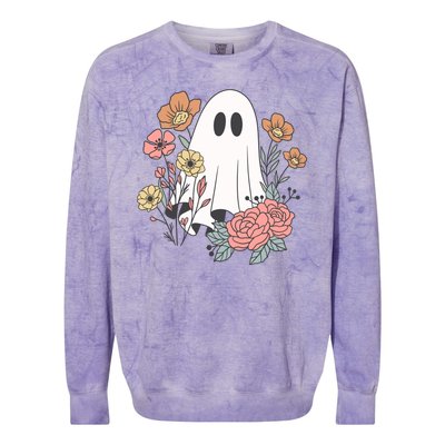 Ghost Floral Colorblast Crewneck Sweatshirt