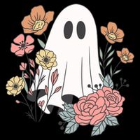 Ghost Floral Sustainable Bucket Hat
