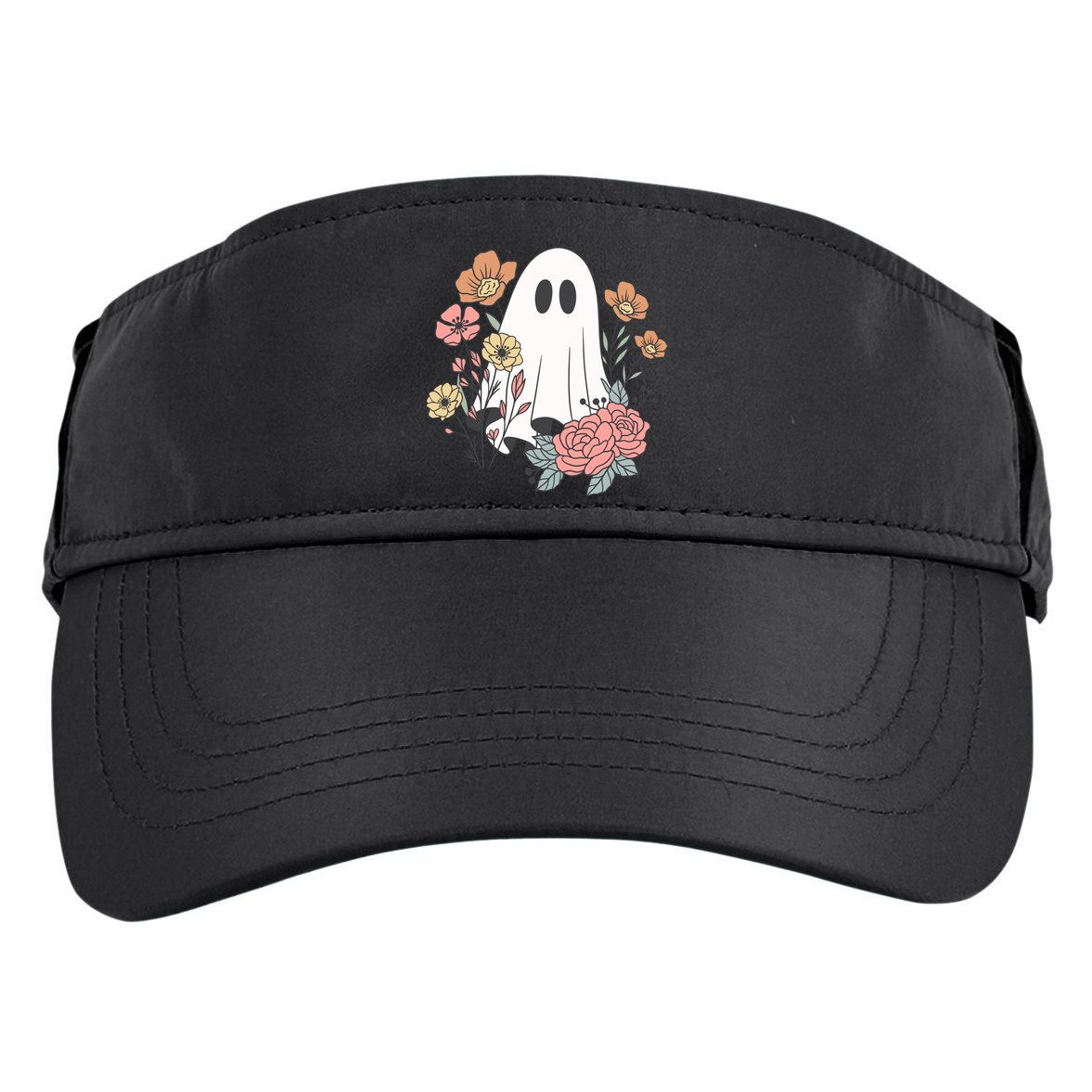 Ghost Floral Adult Drive Performance Visor