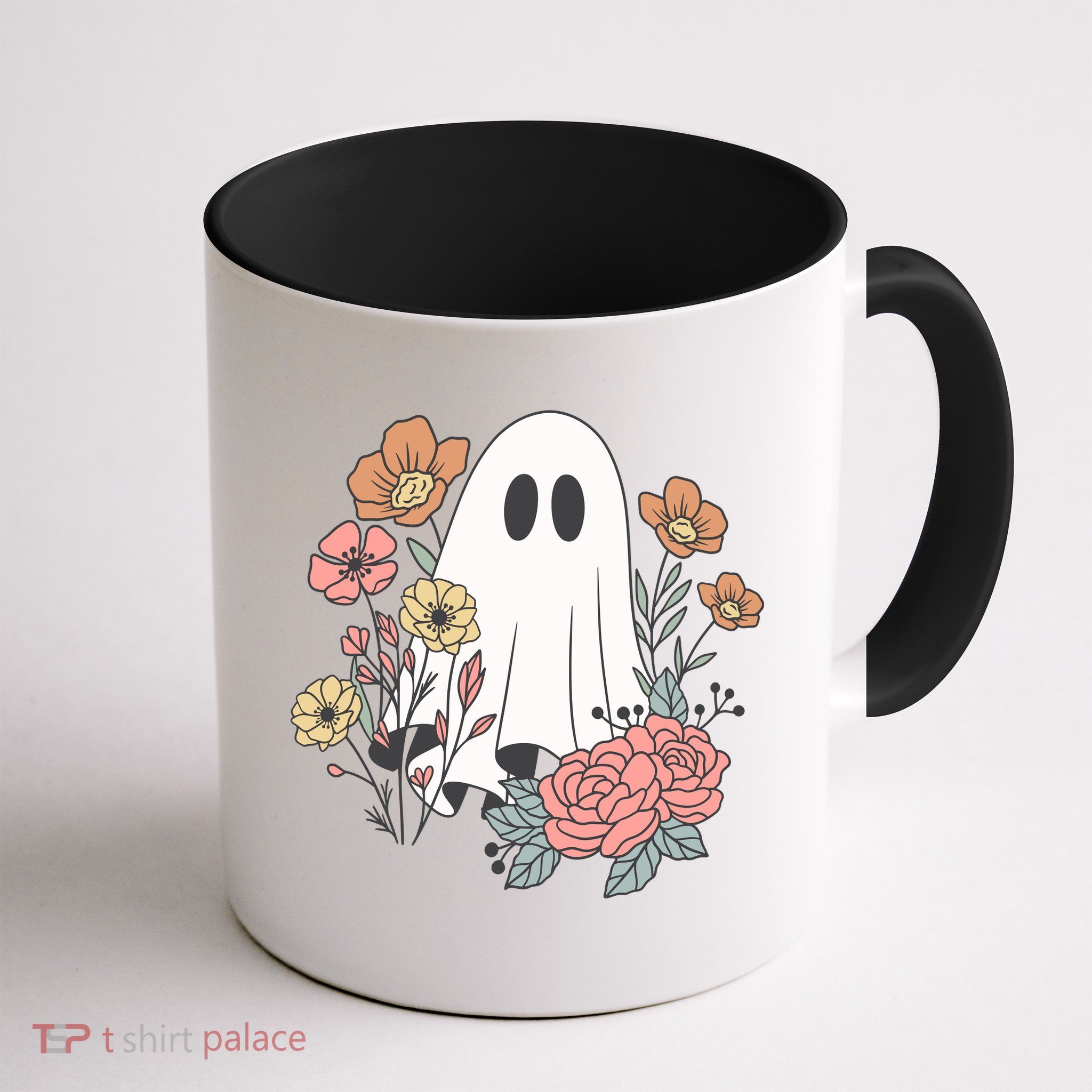 Ghost Floral Mug