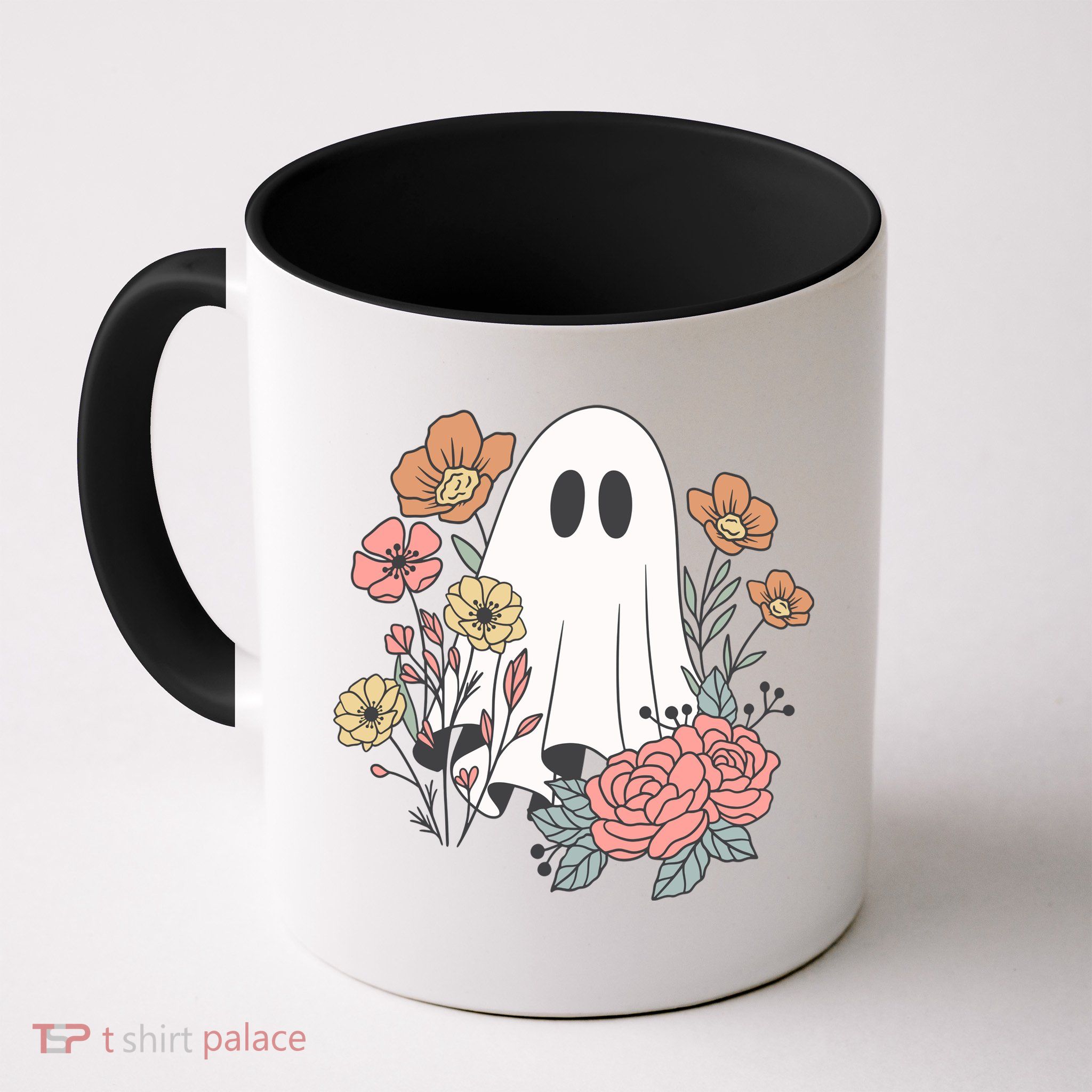 Ghost Floral Mug