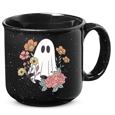 Ghost Floral 15oz Campfire Ceramic Mug