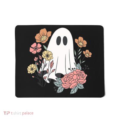 Ghost Floral Mousepad