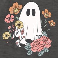 Ghost Floral Vector Backpack