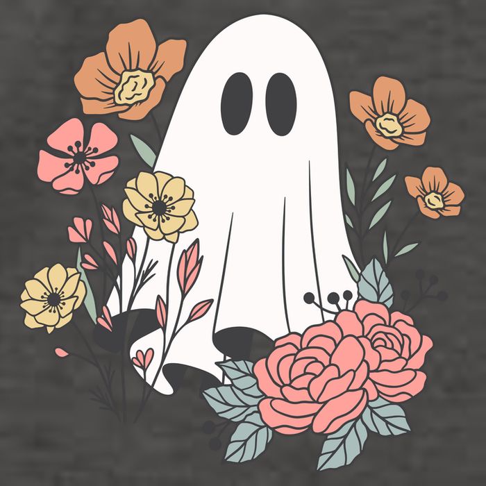Ghost Floral Vector Backpack