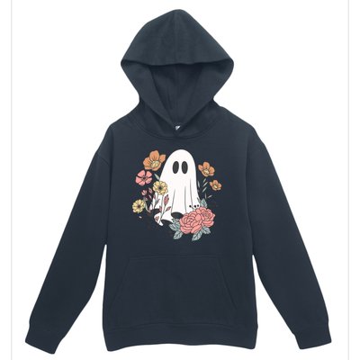 Ghost Floral Urban Pullover Hoodie