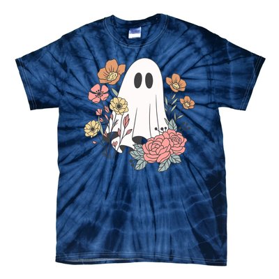 Ghost Floral Tie-Dye T-Shirt