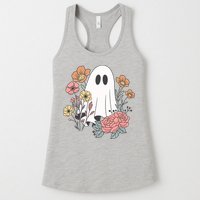Ghost Floral Womens Tank Top