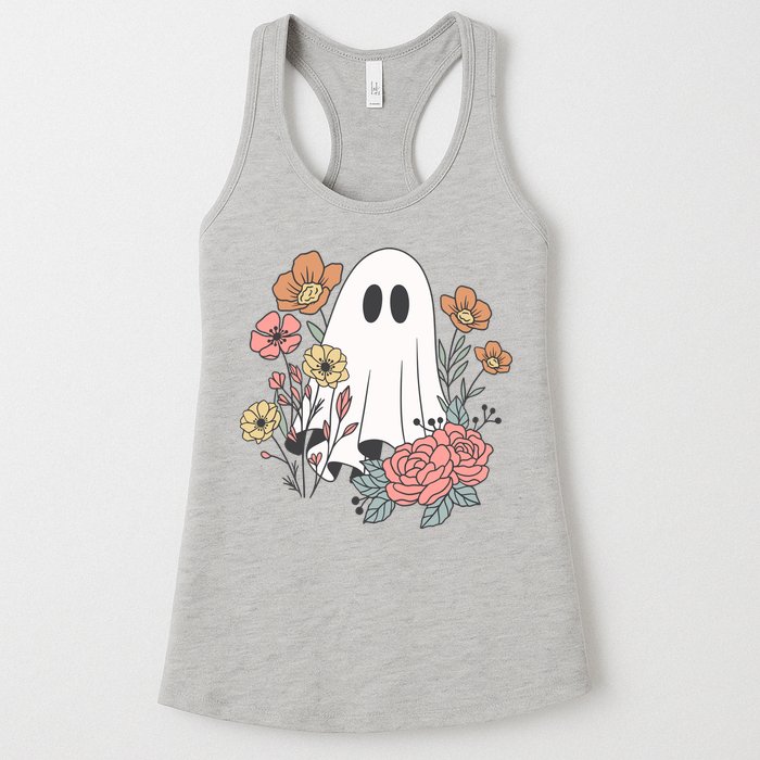 Ghost Floral Womens Tank Top