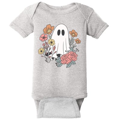 Ghost Floral Baby Bodysuit