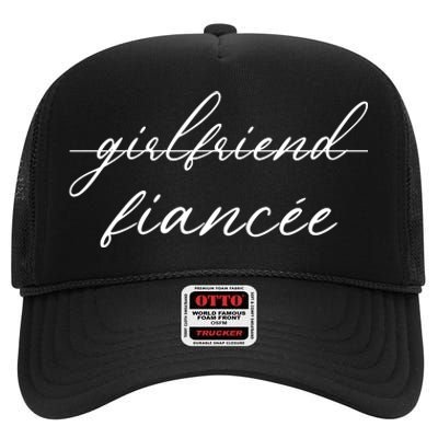 Girlfriend Fiance High Crown Mesh Back Trucker Hat