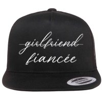 Girlfriend Fiance Flat Bill Trucker Hat