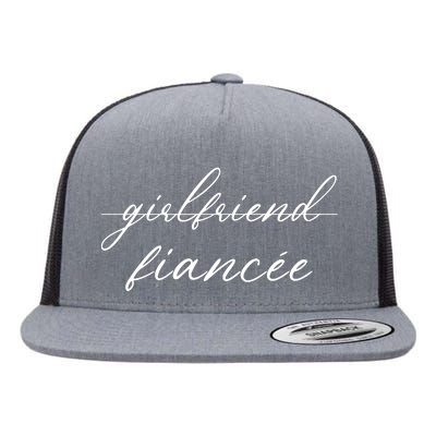 Girlfriend Fiance Flat Bill Trucker Hat