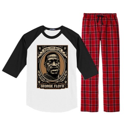 GEORGE FLOYD Raglan Sleeve Pajama Set