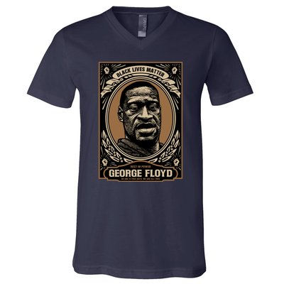 GEORGE FLOYD V-Neck T-Shirt