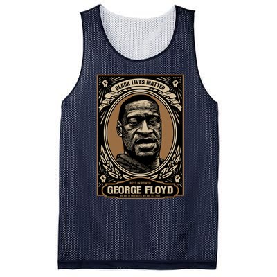 GEORGE FLOYD Mesh Reversible Basketball Jersey Tank