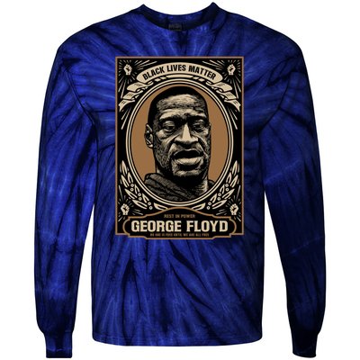 GEORGE FLOYD Tie-Dye Long Sleeve Shirt