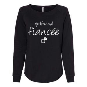 Girlfriend Fiancee Gift Fiance Engaget Party Gift Womens California Wash Sweatshirt