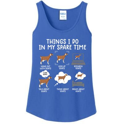 Goat Funny Gift Goat Gift Famer Tee Funny Gift Goa Funny Meaningful Gift Ladies Essential Tank