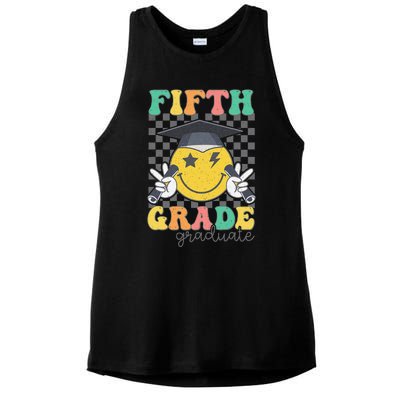 Goodbye Fifth Grade Hello Sixth Grade 6th Grade Graduation Ladies PosiCharge Tri-Blend Wicking Tank