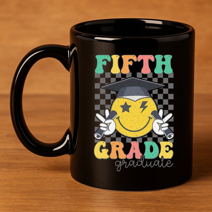 Goodbye Fifth Grade Hello Sixth Grade 6th Grade Graduation 11oz C Handle Ceramic Mug