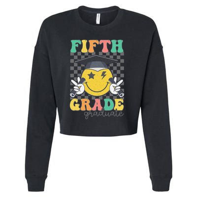 Goodbye Fifth Grade Hello Sixth Grade 6th Grade Graduation Cropped Pullover Crew