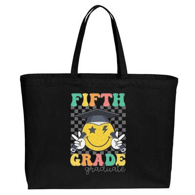 Goodbye Fifth Grade Hello Sixth Grade 6th Grade Graduation Cotton Canvas Jumbo Tote